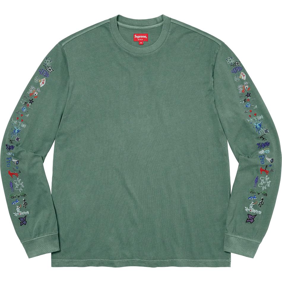 Supreme AOI Icons L/S Top Kazak Yeşil | TR313GL