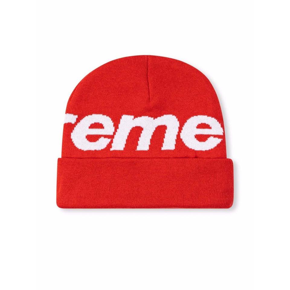 Supreme Big Logo Beanie Şapkalar Kırmızı | TR113VD