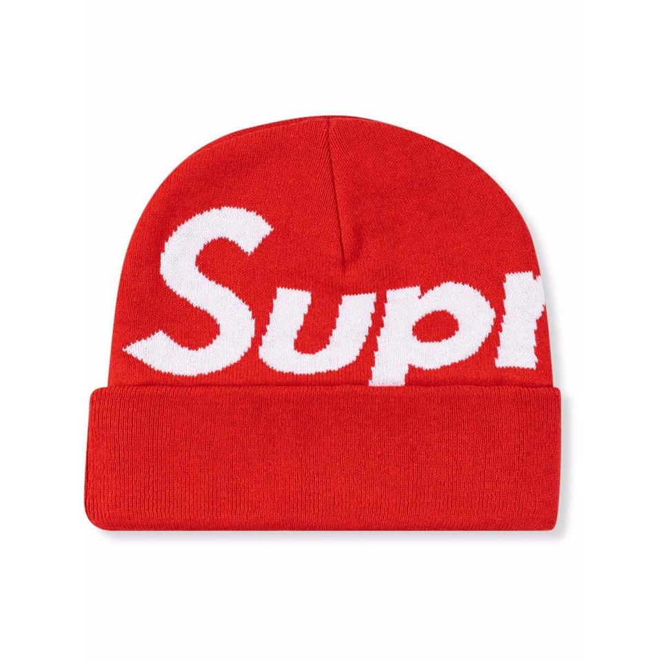 Supreme Big Logo Beanie Şapkalar Kırmızı | TR113VD