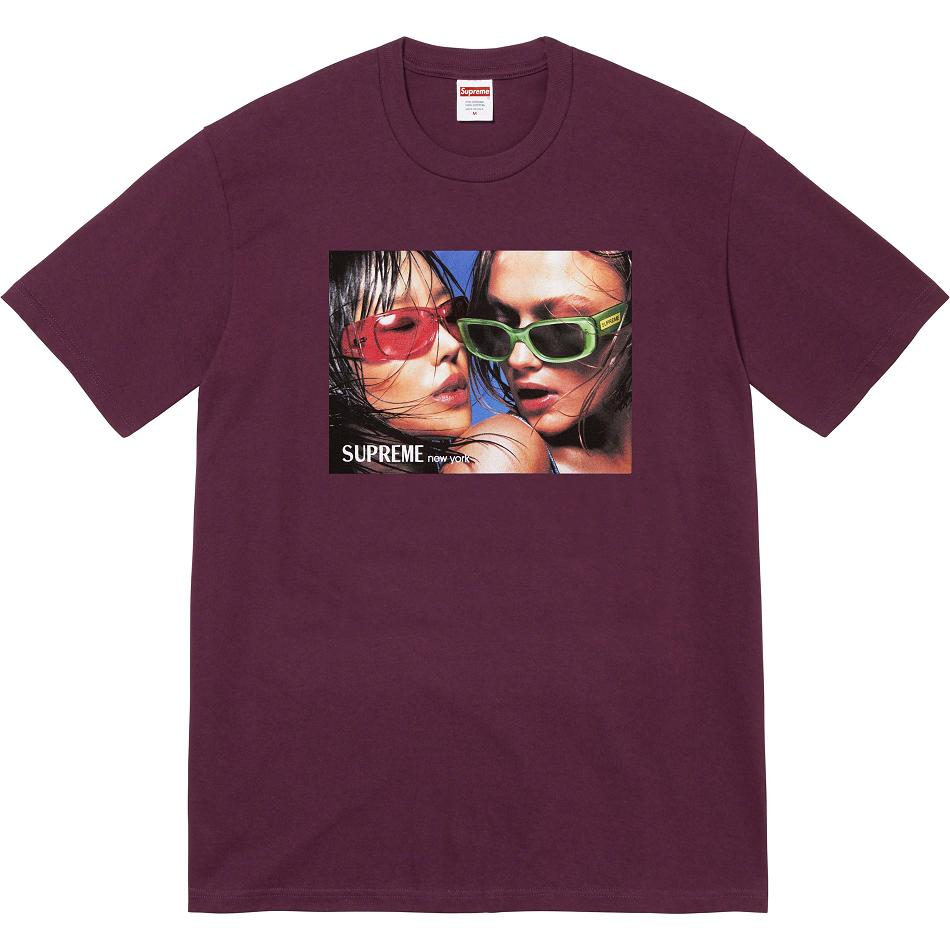 Supreme Eyewear Tee Tişört Bordo | TR228IS