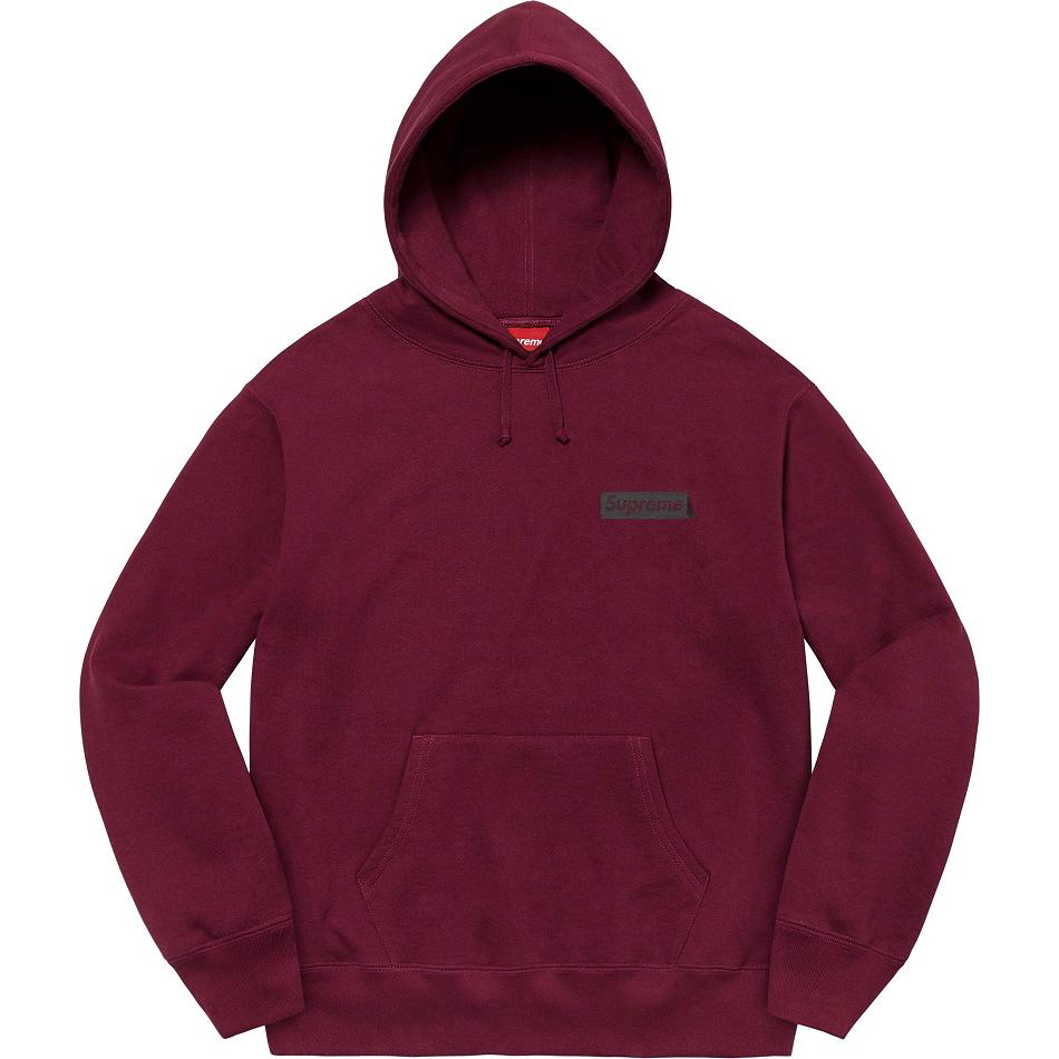 Supreme Fiend Kukuletalı Tişörtü Bordo | TR290KI