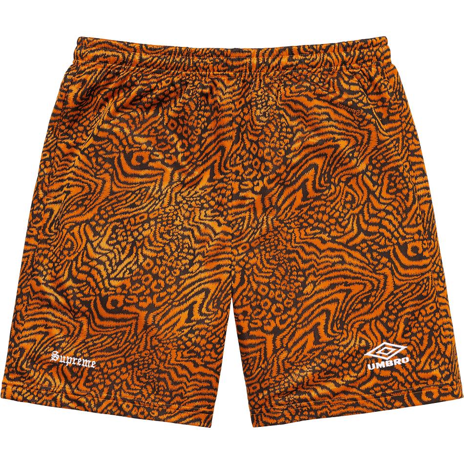 Supreme Jacquard Animal Print Soccer Şort Turuncu | TR359OR