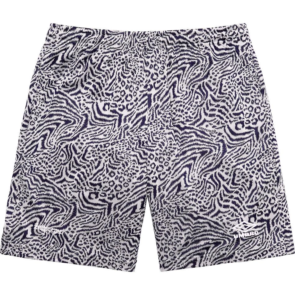 Supreme Jacquard Animal Print Soccer Şort Lacivert | TR360PQ