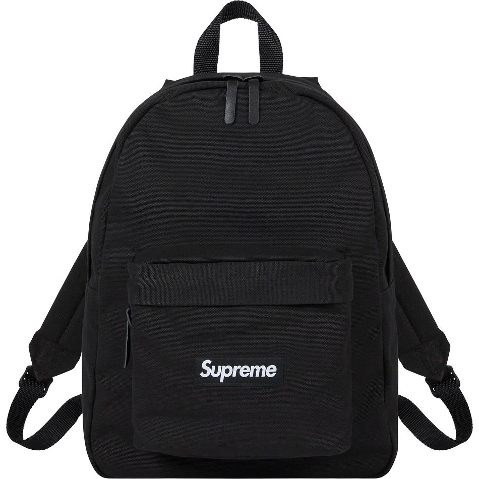 Supreme Kanvas Backpack Çanta Siyah | TR166BC