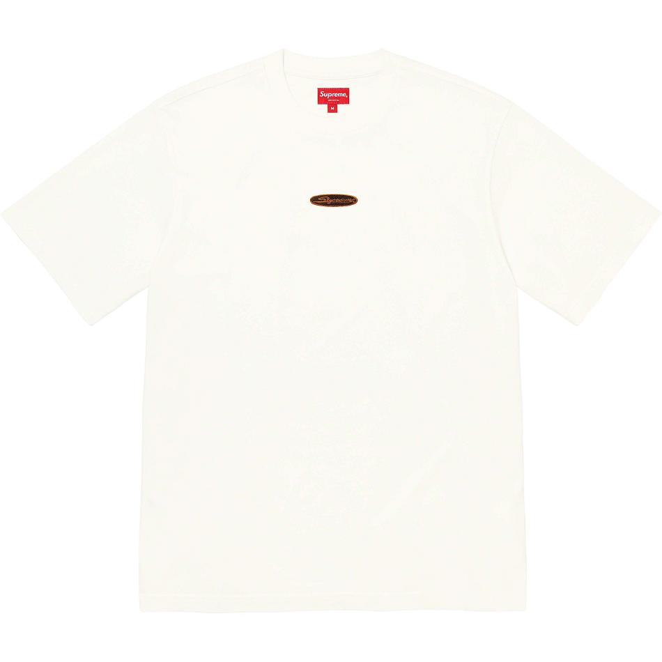 Supreme Oval Logo S/S Top Kazak Beyaz | TR339GL