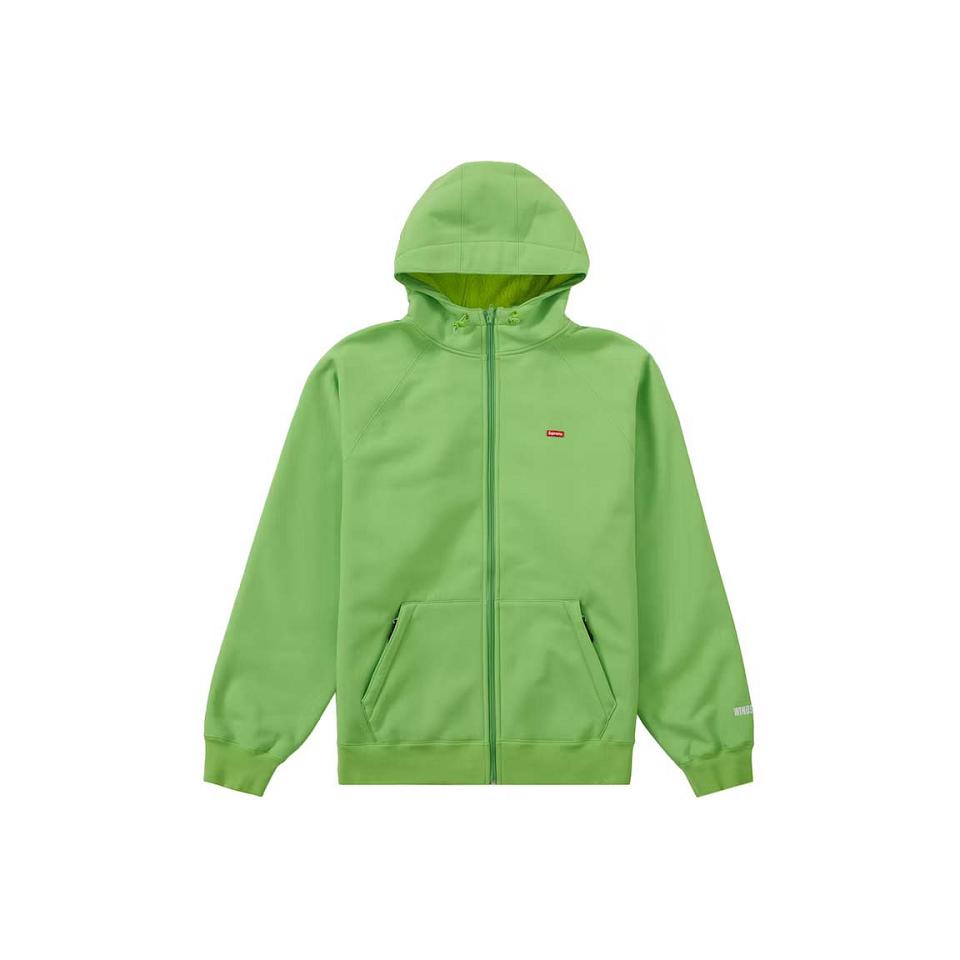 Supreme Pastel Zip Up Kukuletalı Tişörtü Yeşil | TR262HK