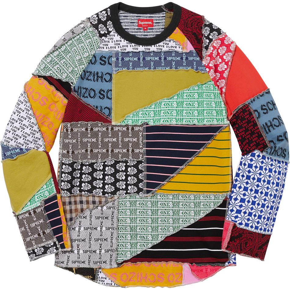 Supreme Patchwork Jacquard L/S Top Kazak Renkli | TR324MA