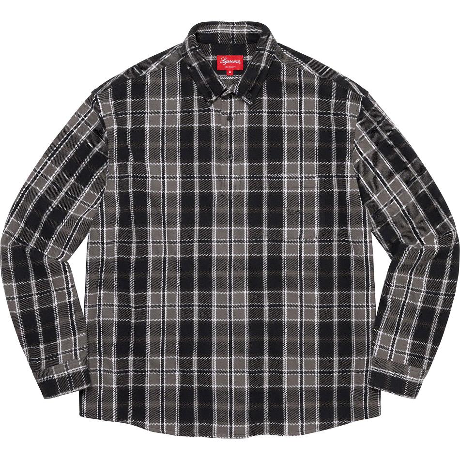 Supreme Pullover Plaid Flannel Gömlek Siyah | TR379EX