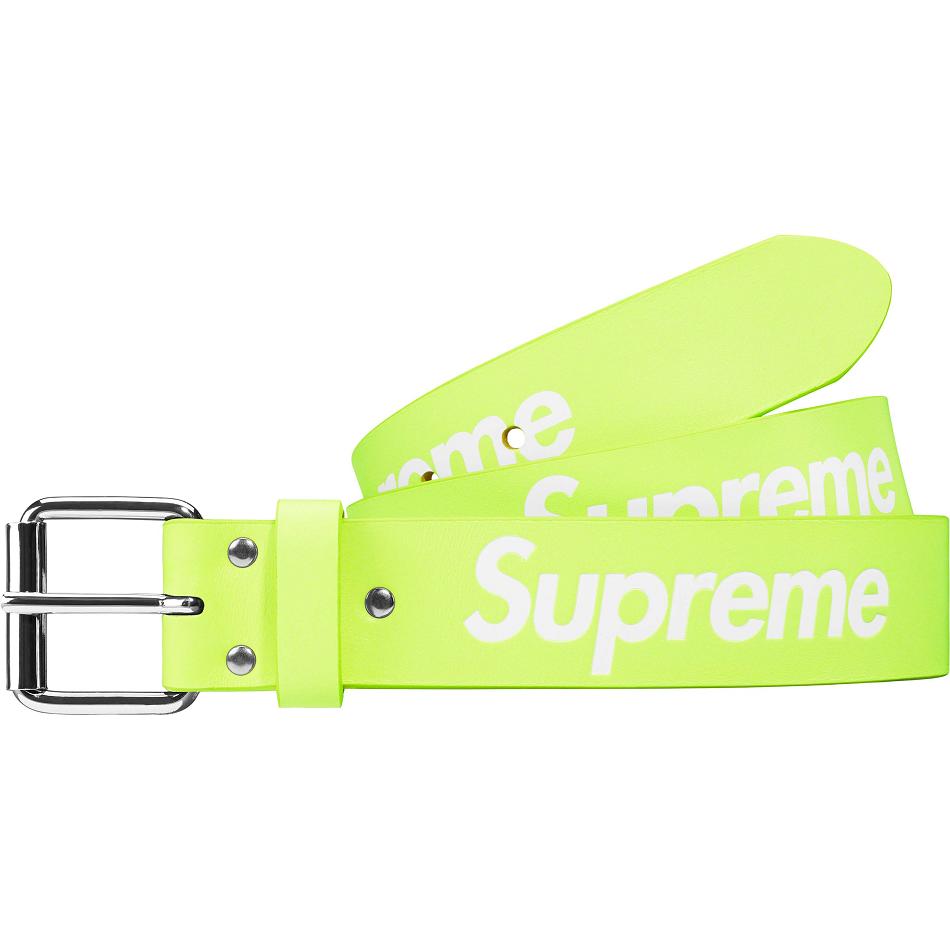 Supreme Repeat Deri Belt Kemer Yeşil | TR164CE