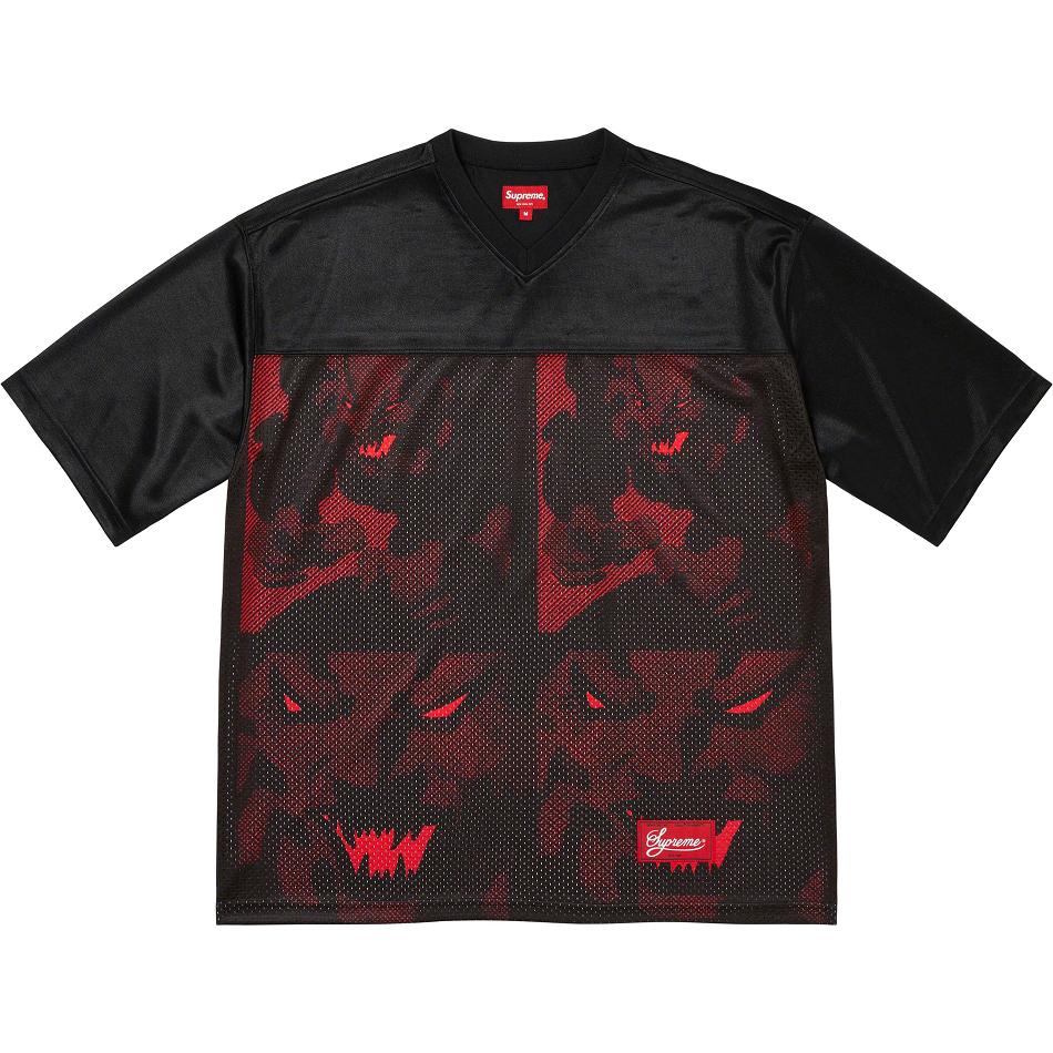 Supreme Ronin Football Jersey Kazak Siyah | TR305UT