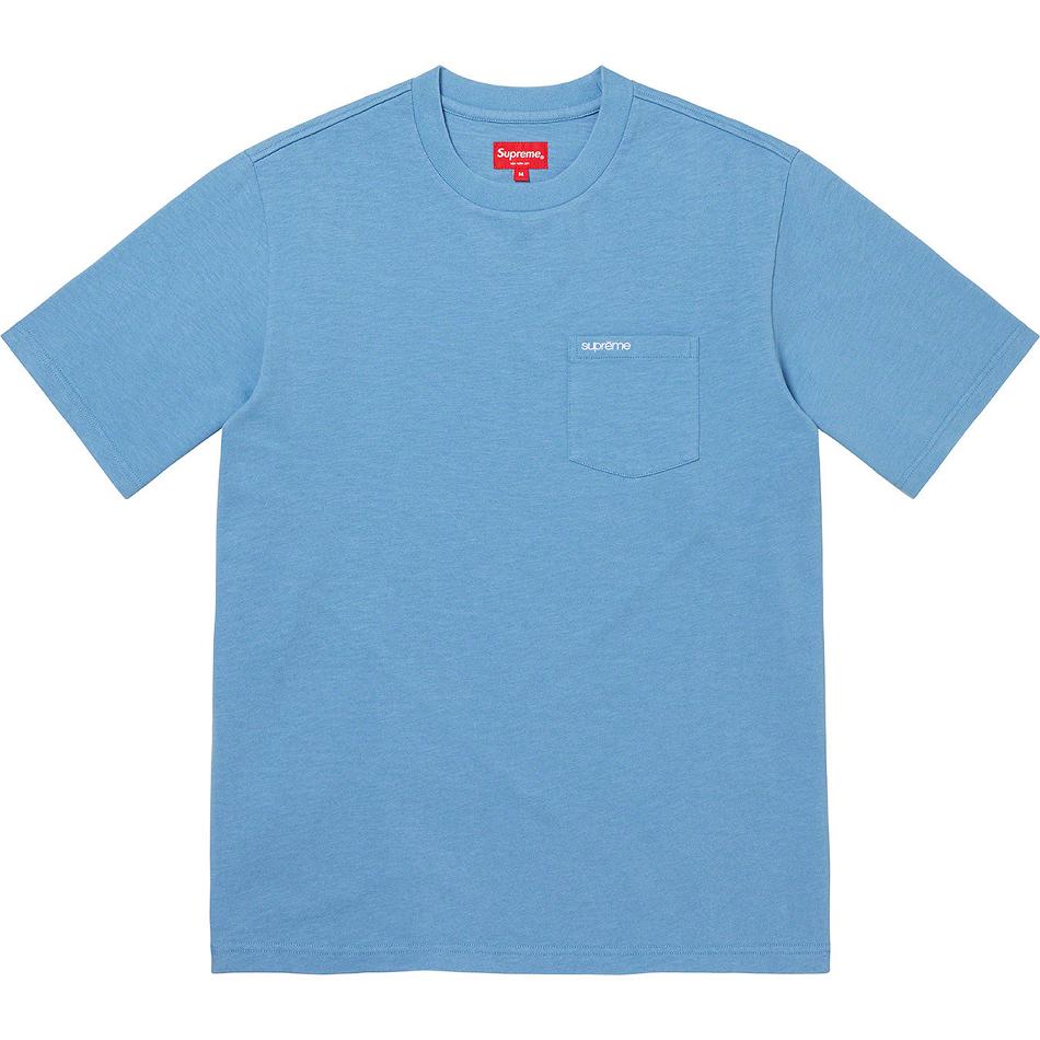 Supreme S/S Pocket Tee Kazak Turkuaz | TR316KI