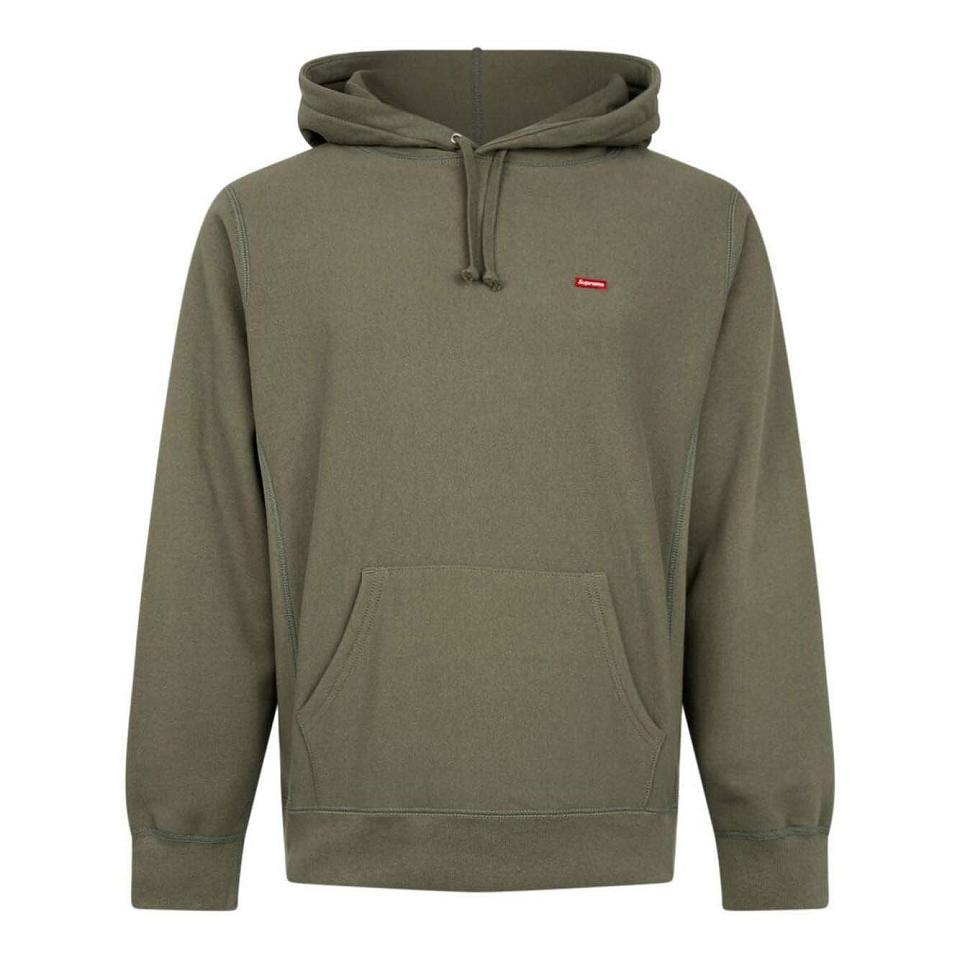 Supreme Small Box Kapüşonlu Sweatshirt Yeşil | TR466SO