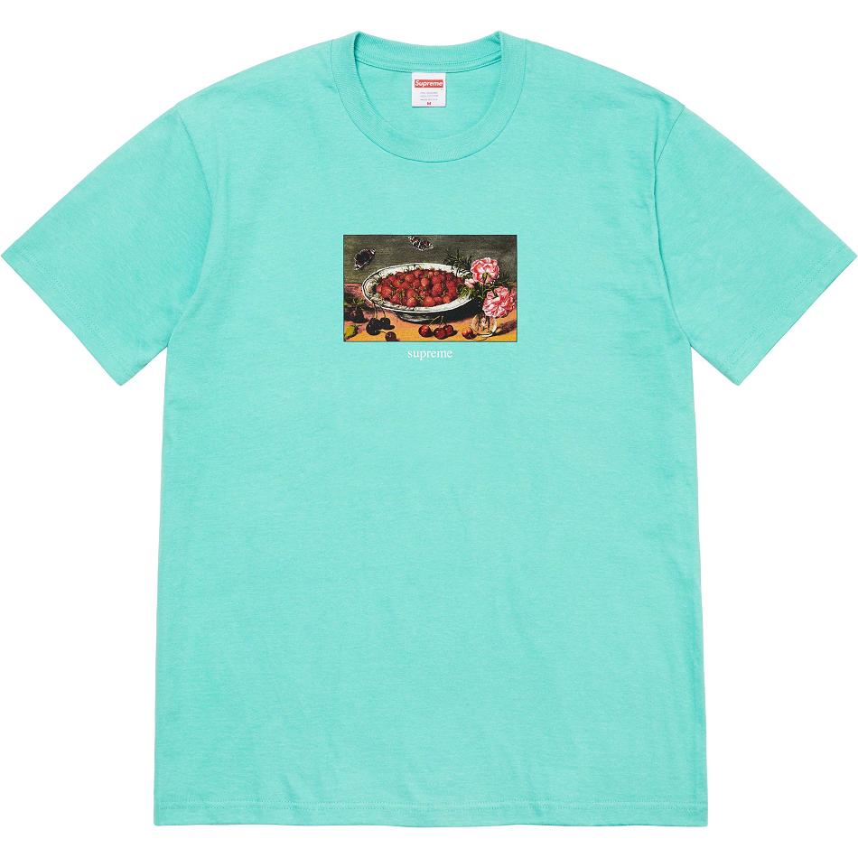 Supreme Strawberries Tee Tişört Aqua | TR247QZ