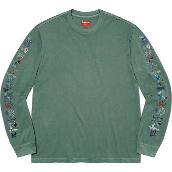 Supreme AOI Icons L/S Top Kazak Yeşil | TR313GL