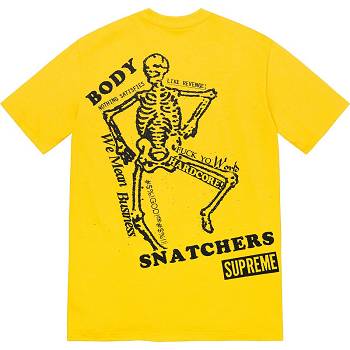 Supreme Body Snatchers Tee Tişört Sarı | TR243VD