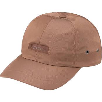 Supreme Deri Patch 6-Panel Şapkalar Kahverengi | TR122YU