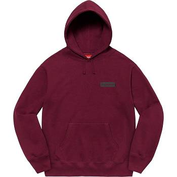 Supreme Fiend Kukuletalı Tişörtü Bordo | TR290KI