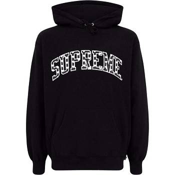 Supreme Hearts ARC Kapüşonlu Sweatshirt Siyah | TR480MA