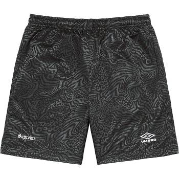 Supreme Jacquard Animal Print Soccer Şort Siyah | TR361AP