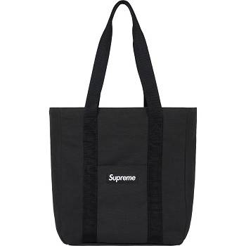 Supreme Kanvas Tote Çanta Siyah | TR167NB