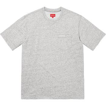 Supreme S/S Pocket Tee Kazak Gri | TR319XF