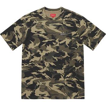 Supreme S/S Pocket Tee Kazak Zeytin Yeşili Camo | TR323NB