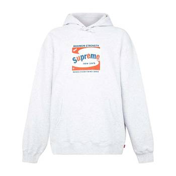 Supreme Shine Logo Print Kapüşonlu Sweatshirt Beyaz | TR468FM