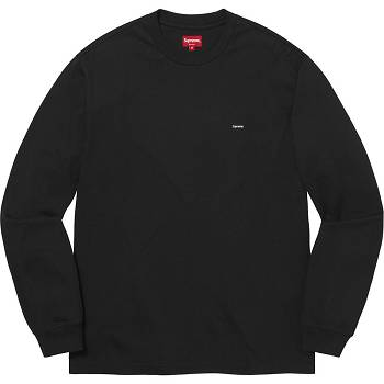 Supreme Small Box L/S Tee Kazak Siyah | TR342KI