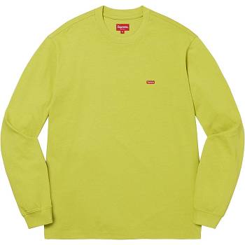 Supreme Small Box L/S Tee Kazak Yeşil | TR346CE