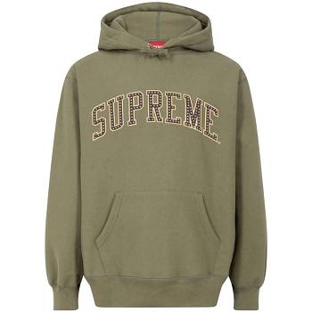 Supreme Stars Arc Kapüşonlu Sweatshirt Yeşil | TR464PQ