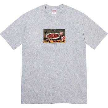 Supreme Strawberries Tee Tişört Gri | TR249EX