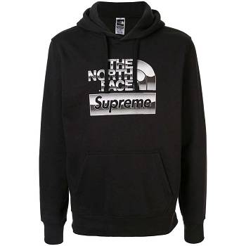 Supreme X The North Face lic Logo Kukuletalı Tişörtü Metal | TR254IS